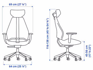 Set de mobilă pentru oficiu IKEA 2în1 foto 4