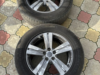 Vând 4 jante R18, 8J, ET25, 5/112 cu cauciucuri Continental 255/60 allseason, Audi Q7 Q5 foto 4