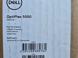 Dell optiplex 5000 i5 12 generatie  sigilat foto 3