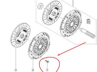 bolti corzina steplenia renault 1,5 dci k9k foto 2