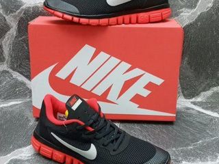 Nike free run 3.0 black red foto 2