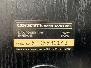 Onkyo SK-370 MK ll Из Германии. foto 4