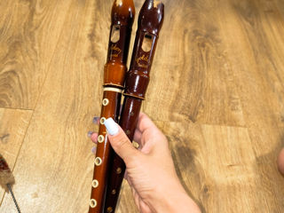 Винтажные деревянные немецкие флейты 2 штуки foto 7