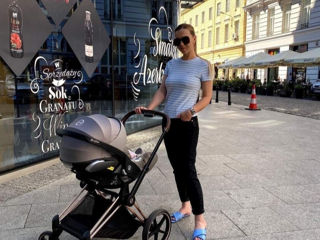 Cybex Cloud Z I-size с раскладывающимся механизмом и боковой защитой, на коляску Cybex, Stokke и др.