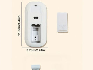 Mouse alb cu bluetooth wifi foto 3