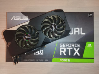 Продам, недорого, гарантия - ASUS NVIDIA RTX 3060 Ti V2 OC 8GB GDDR6 256 бит
