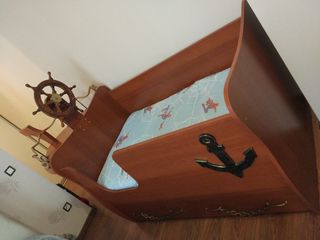 Детская кровать в форме кораблика для детей от 1 годика до 6 лет foto 4