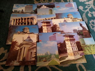 Set 16 carti postale vederi Chisinau Moldova. Набор из 16 открыток Кишинев