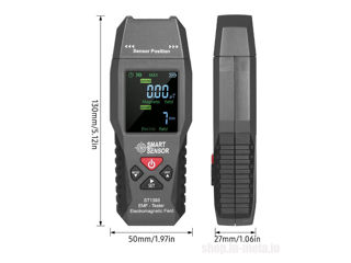 Детектор излучения электромагнитного поля, ST1393 EMF Meter Electromagnetic foto 2