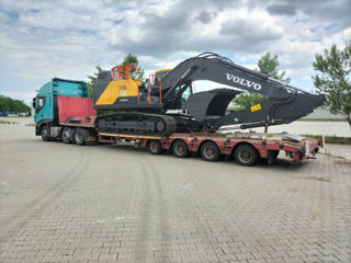 Trailer pentru utilaje speciale. Transport Agabaritic.Lowbed Trailer foto 19