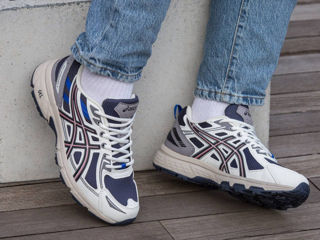 Asics Gel Venture 6 Beige Blue Unisex 37-45 foto 2