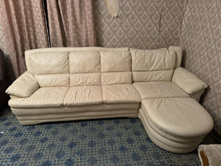 Canapea Sofa Divan din piele foto 2