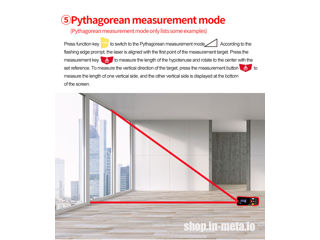 UNI-T LM50A 50m High Precision Laser Distance Meter,Telemetru laser de înaltă precizie. foto 12