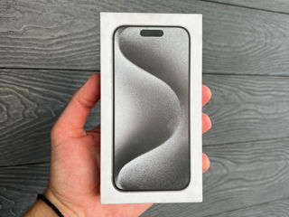 iPhone 15 Pro Max White Titanium 1TB Sigilat + Garantie!