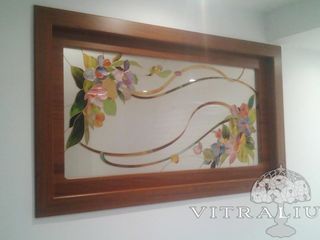 Panouri decorative cu vitralii / витражные декоративные панно и ниши foto 4