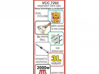 Aspirator Cu Curăţare Uscată Vesta Vcc-7202 Blue - 1x - livrare / credit / agroteh foto 4