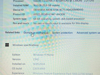 Legion 15", i7, 256SSD+1TB hard ,16gb RAM,Nvidia 1050 +WINDOW 11 home foto 2