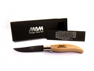 2018 Mam Ibericas Pocket Knife With Black Titanium,light Wood Handle / 2018 Mam Ibericas Pocket...