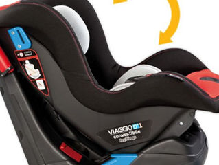 Детское автокресло 0-18 кг peg-perego viaggio 0+1 switchable foto 2