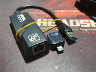 Адаптер USB 3.0 /LAN RJ-45 (с кабелем) - 400lei, USB/Type-C - 200lei (0678 19 000) foto 2