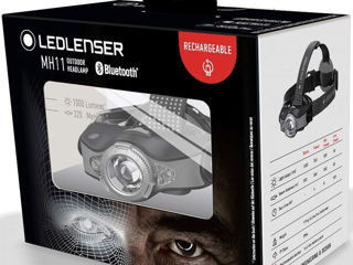 Мощный аккумуляторный налобный фонарь LED Lenser MH11 (новый в упаковке) foto 5