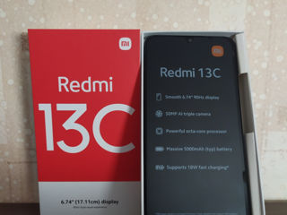 Смартфон Xiaomi Redmi 13C, 6.74", 8/256Гб, чёрный, новый, доставка foto 2