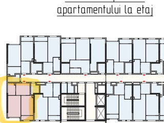 Apartament cu 1 cameră, 41 m², Botanica, Chișinău foto 2