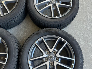 5x114.3 R16 Toyota cu anvelope 205/55 R16 foto 3