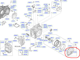 Крышка задняя АКПП Hyundai foto 5