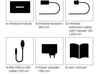 Extender Infrarosu Marmitek IR Control 6 XTRA invisible control infrared foto 5