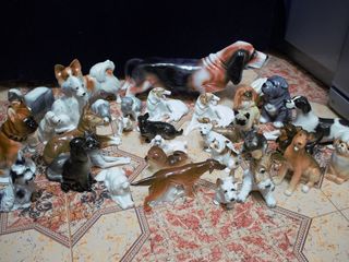 Колекция фарфоровых собак foto 1