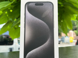 iPhone 15 Pro Black Titanium 256Gb Sigilat + Garantie 1 An!