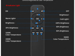 Neewer 2-Pachet Stick de lumină LED bicolor foto 6