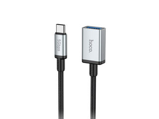 Cablu prelungitor de viteză excelentă HOCO US10 tip Type-C de sex masculin la USB mamă USB3.0