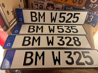 Номерные Знаки BMW ,bmw e36,e32,e30,e28,e39,e46,e60… foto 1
