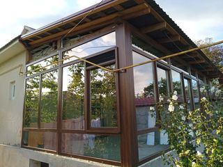 Veranda din sticla cu profile aluminiu * Панорамеые окна *Usi glisante aluminiu pentru terase HoReCa foto 1