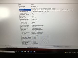 Lenovo thinkPad T15g Gen 1    core i7-1087H ,ram16 ,ssd 512 ,nVidia GeForce RTX 2070 foto 5