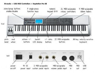 M-Audio Keystation 88 Pro миди-клавиатура foto 4