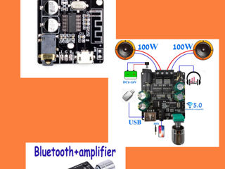 Усилитель 2x3W, 2x20W, 2x50w, 2*50+100w Моно Стерео Amplificator 2x50W foto 2