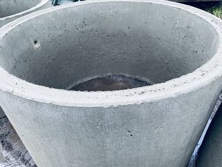 Tuburi din beton. d70. d90. D100. d150. capace din beton foto 3