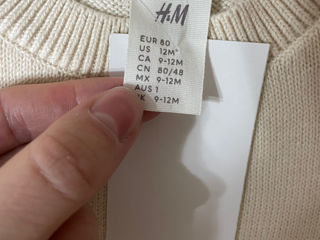 Детский тонкий свитер H&M 9-12 месяцев foto 2