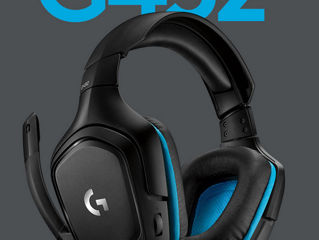 Наушники Logitech G432 Black/Blue foto 2