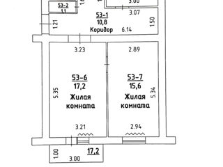 3-х комнатная квартира, 6 м², Северный, Бендеры