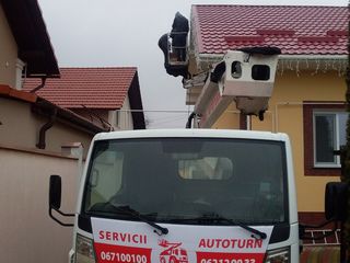 Servicii de Arendă Autoturn pentru impodobirea brazilor, aranjarea decoratiunilor fatade, etc. foto 8