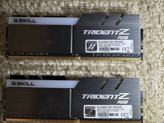 Skill Trident Z RGB 16GB (2x8GB) DDR4 3200 MHz PC4-25600 CL16 foto 3