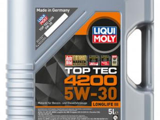 Liqui Moly 5W30 Top Tec 4200,Castrol,Mobil,Shell,Elf,Agip,Aral,Motul,Total,Mercedes,Toyota,GM,VW, foto 1