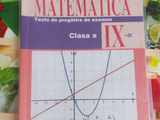 1.Matematica teste culegeri cl9. 2.Limba Romana (caietul elevului)cl.8. 3.Atlas cl5-11 foto 4