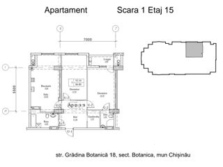 Apartament cu 2 camere, 87 m², Botanica, Chișinău foto 6
