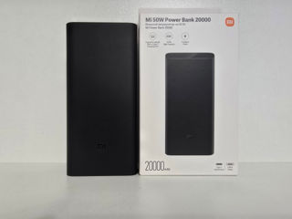 Портативный аккумулятор Xiaomi Mi 50W Power Bank 20000 mah черный