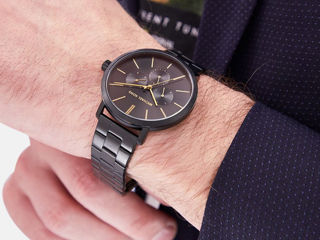 Michael Kors Men's Blake Multifunction Black Stainless Steel Watch